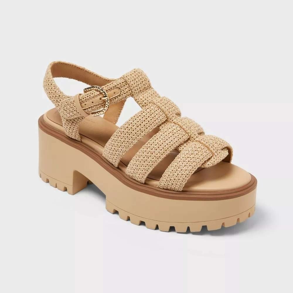 Women's Heels by Universal Thread Lucille Natural Size 9 New With Tags